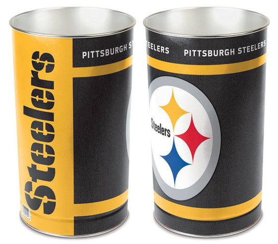 Pittsburgh Steelers 15" Waste Basket (CDG) - 757 Sports Collectibles