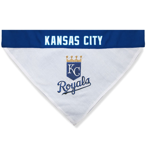 Kansas City Royals REVERSIBLE Dog Bandana Pets First - 757 Sports Collectibles