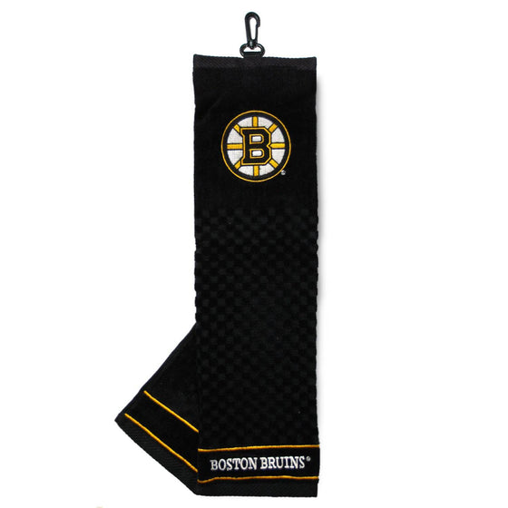 Boston Bruins Embroidered Golf Towel - 757 Sports Collectibles