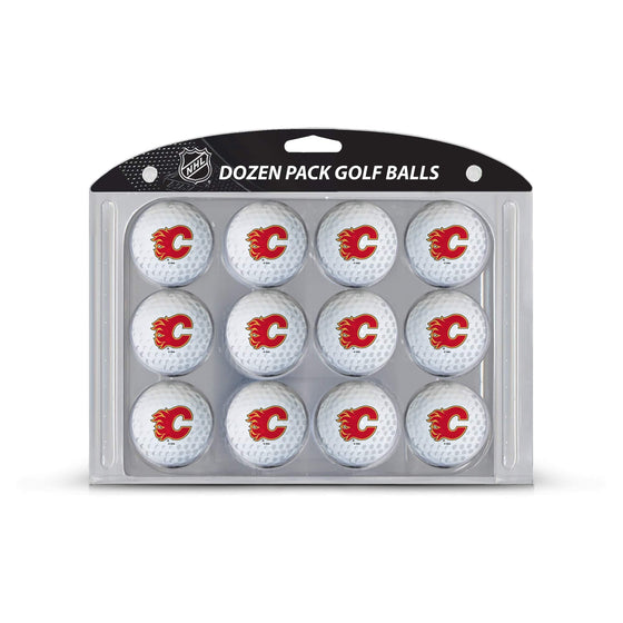 Calgary Flames Golf Balls, 12 Pack - 757 Sports Collectibles