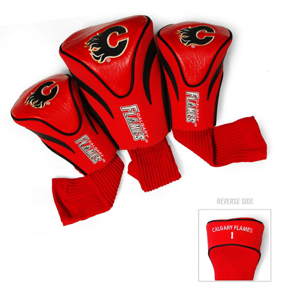 Calgary Flames 3 Pack Contour Head Covers - 757 Sports Collectibles