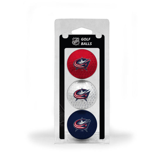 Columbus Blue Jackets 3 Golf Ball Pack - 757 Sports Collectibles