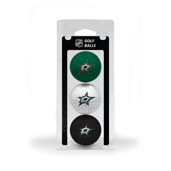 Dallas Stars 3 Golf Ball Pack - 757 Sports Collectibles