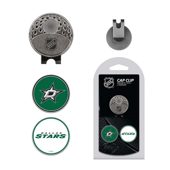 Dallas Stars Cap Clip With 2 Golf Ball Markers - 757 Sports Collectibles