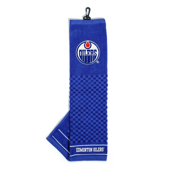 Edmonton Oilers Embroidered Golf Towel - 757 Sports Collectibles