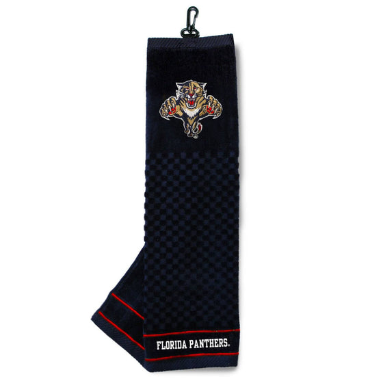 Florida Panthers Embroidered Golf Towel - 757 Sports Collectibles