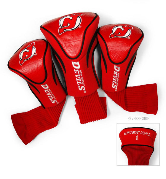 New Jersey Devils 3 Pack Contour Head Covers - 757 Sports Collectibles