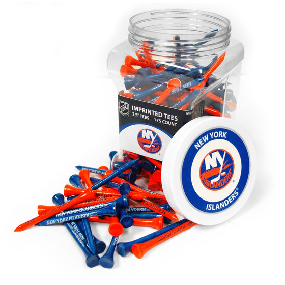 New York Islanders Jar Of 175 Golf Tees - 757 Sports Collectibles