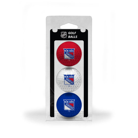 New York Rangers 3 Golf Ball Pack - 757 Sports Collectibles