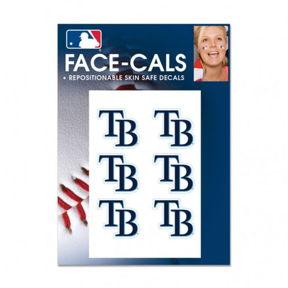 Tampa Bay Rays Tattoo Face Cals Special Order