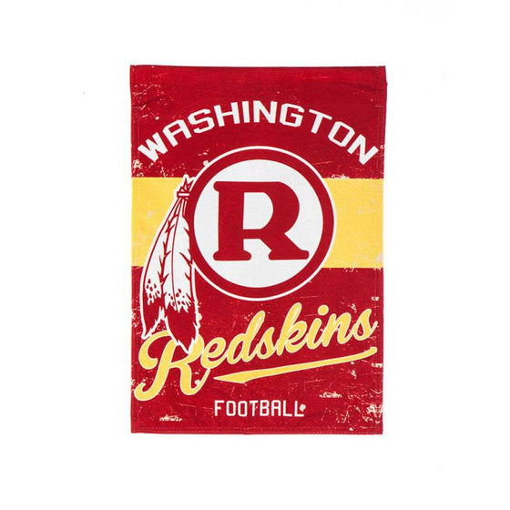 Washington Redskins Vintage Throwback 2-Sided Garden Flag 12"x15" - 757 Sports Collectibles
