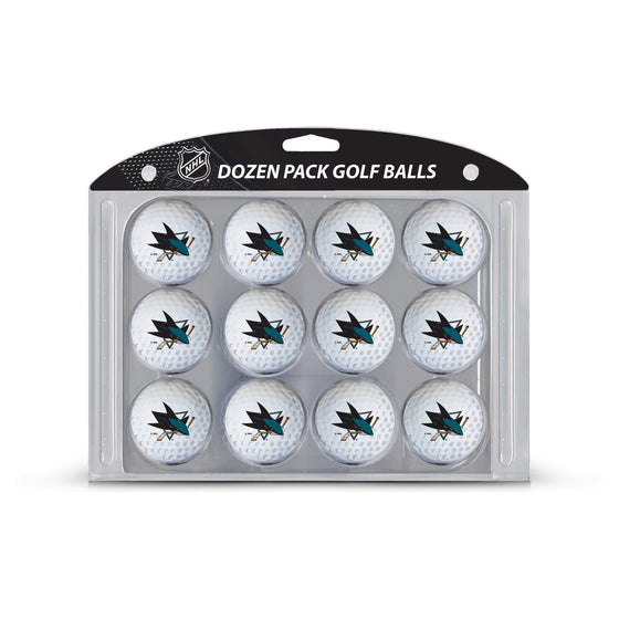 San Jose Sharks Golf Balls, 12 Pack - 757 Sports Collectibles