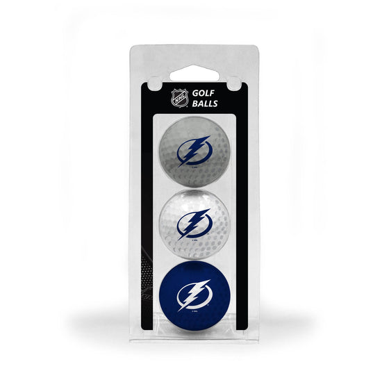 Tampa Bay Lightning 3 Golf Ball Pack - 757 Sports Collectibles