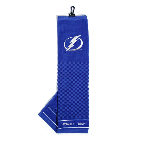 Tampa Bay Lightning Embroidered Golf Towel - 757 Sports Collectibles