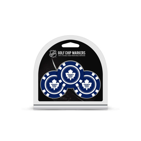 Toronto Maple Leafs 3 Pack Golf Chip Ball Markers - 757 Sports Collectibles