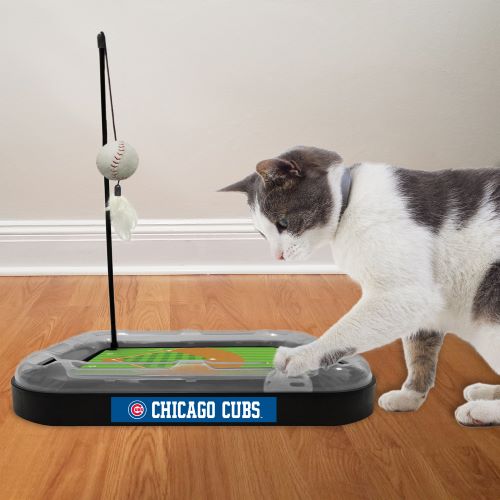 Chicago Cubs Baseball Cat Scratcher Toy by Pets First - 757 Sports Collectibles