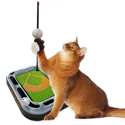 San Diego Padres Baseball Cat Scratcher Toy by Pets First - 757 Sports Collectibles