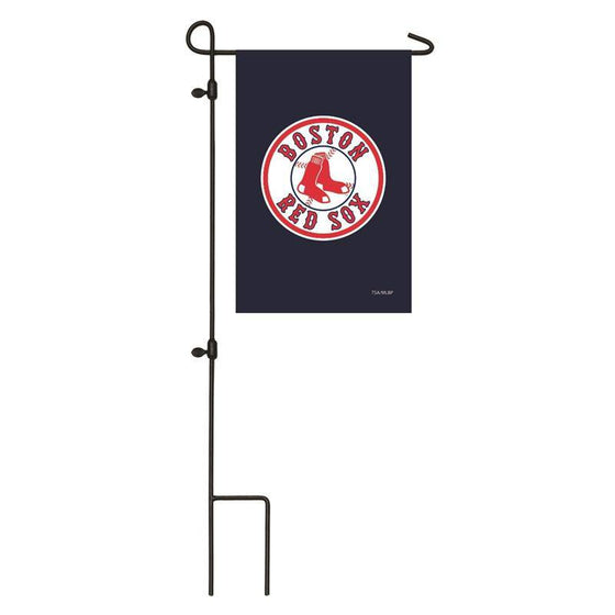 Boston Red Sox 12.5"x18" 2 Sided Embroidered Applique Garden Flag (Waterproof) - 757 Sports Collectibles