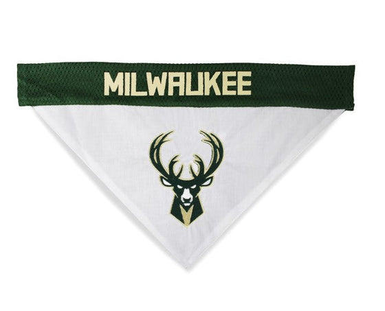 Milwaukee Bucks Reversible Bandana Pets First - 757 Sports Collectibles