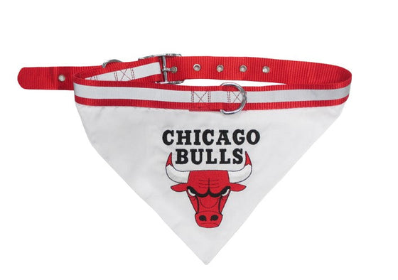 Chicago Bulls Collar Bandana Pets First