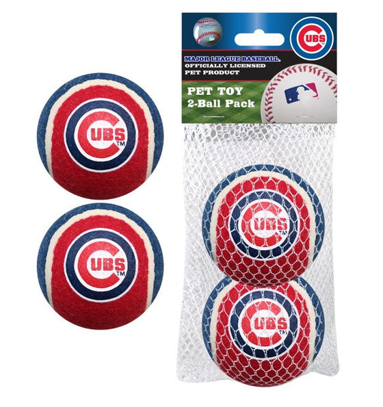 Chicago Cubs 2 Pc Tennis Balls Pets First