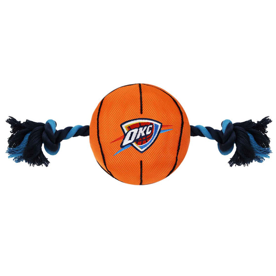 Oklahoma City Thunder Basketball Nylon Dog Toy Pets First