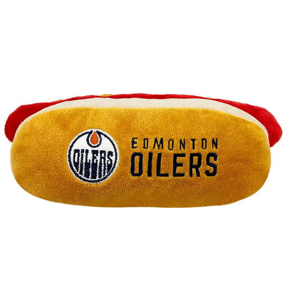 NHL Edmonton Oilers Hot Dog Toy - By Pets First - 757 Sports Collectibles