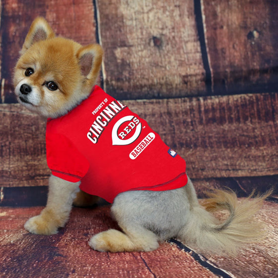 Cincinnati Reds Dog Tee Shirt - by Pets First - 757 Sports Collectibles
