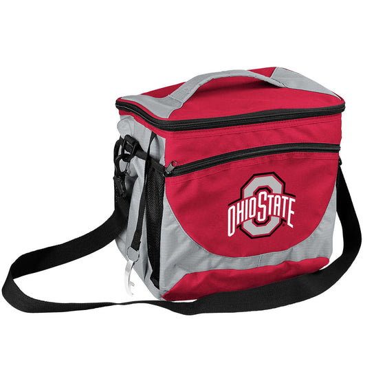 Logo Brands NCAA Ohio State Buckeyes Adult 24-Can Cooler