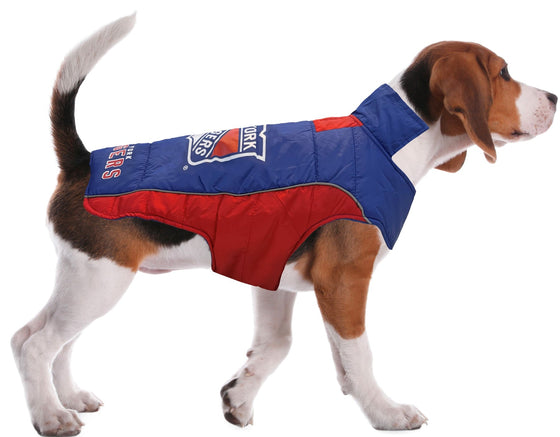 NY RANGERS PUFFER VEST Pets First - 757 Sports Collectibles
