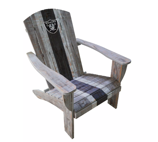 Imperial Las Vegas Raiders Wood Adirondack Chair