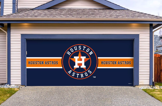 Imperial Houston Astros Double Garage Door Cover