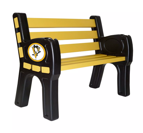 Imperial Pittsburgh Penguins Park Bench