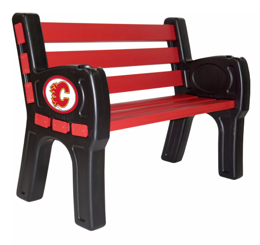 Imperial Calgary Flames Park Bench