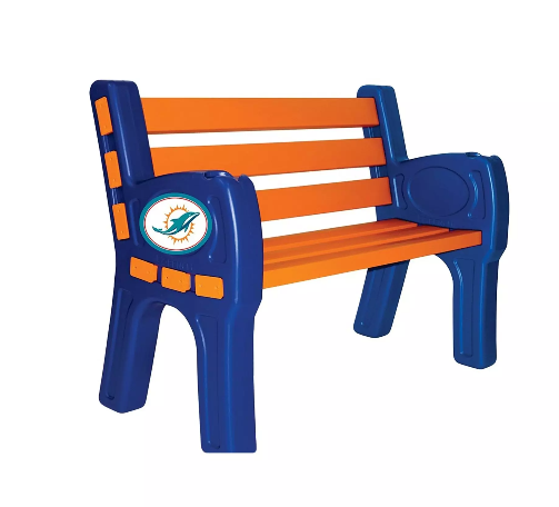 Imperial Miami Dolphins Park Bench