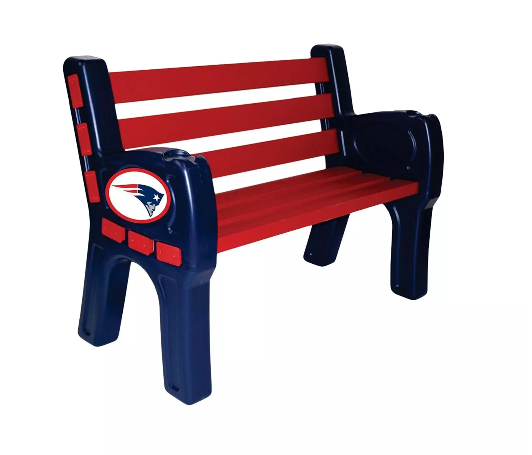 Imperial New England Patriots Park Bench