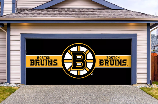 Imperial Boston Bruins Double Garage Door Cover