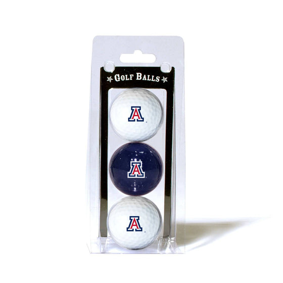 Arizona Wildcats 3 Golf Ball Pack - 757 Sports Collectibles