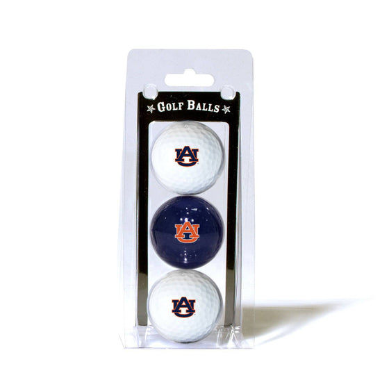 Auburn Tigers 3 Golf Ball Pack - 757 Sports Collectibles