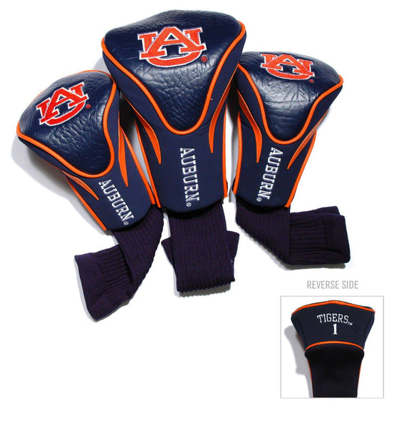 Auburn Tigers 3 Pack Contour Head Covers - 757 Sports Collectibles