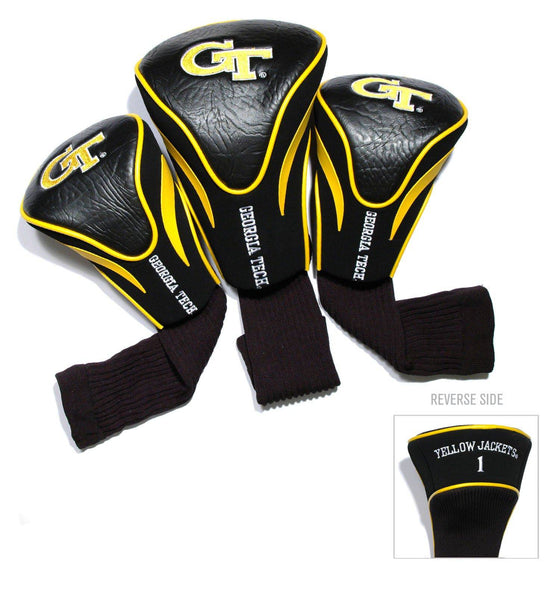 Georgia Tech Yellow Jackets 3 Pack Contour Head Covers - 757 Sports Collectibles