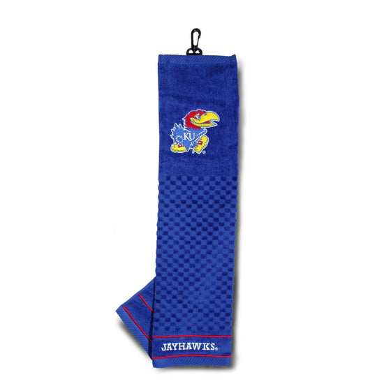 Kansas Jayhawks Embroidered Golf Towel - 757 Sports Collectibles