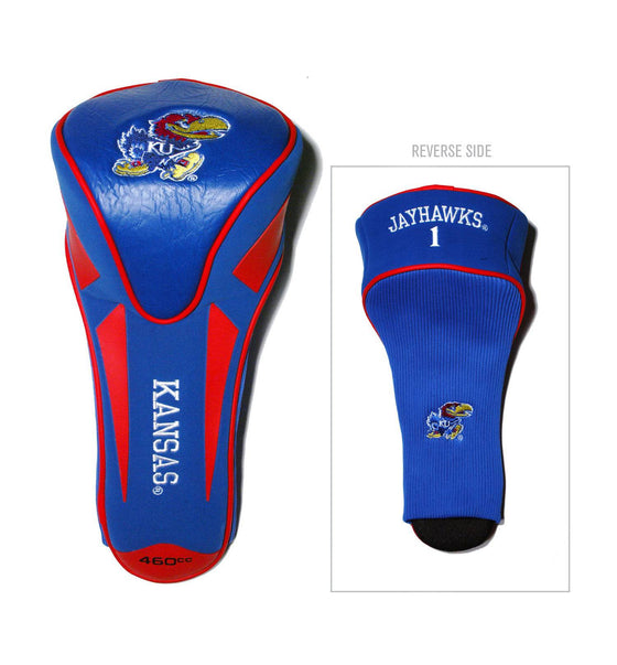 Kansas Jayhawks Single Apex Driver Head Cover - 757 Sports Collectibles