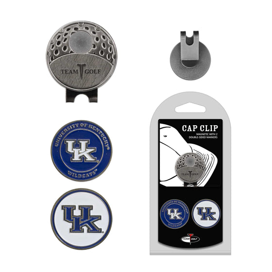 Kentucky Wildcats Cap Clip With 2 Golf Ball Markers - 757 Sports Collectibles