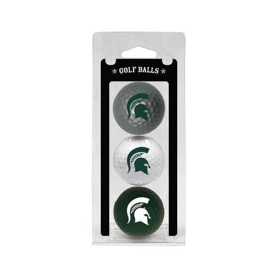 Michigan State Spartans 3 Golf Ball Pack - 757 Sports Collectibles