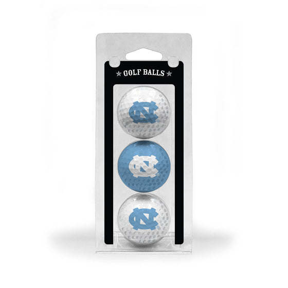 North Carolina Tar Heels 3 Golf Ball Pack - 757 Sports Collectibles