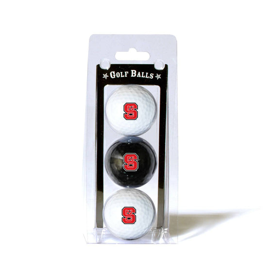 NC State Wolfpack 3 Golf Ball Pack - 757 Sports Collectibles