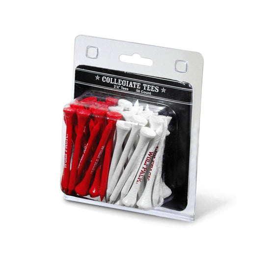 NC State Wolfpack Pack Of 50 Golf Tees - 757 Sports Collectibles