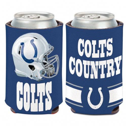 Indianapolis Colts 2-Sided Bottle or Can Cooler (12 oz) - 757 Sports Collectibles