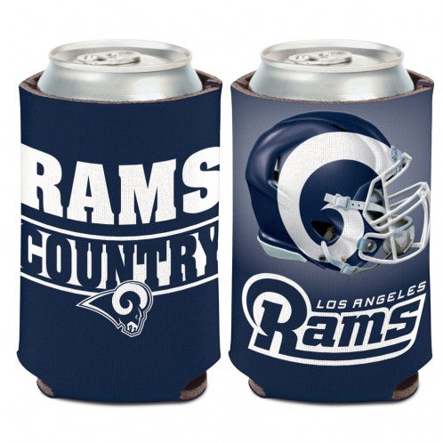 NFL 2 Sided Can Cooler Los Angeles Rams Slogan